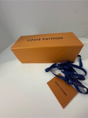 Authentic Louis Vuitton Magnetic Closure Gift Box Set with Ribbon & Tag